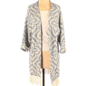 Sold- Mango Long Patterned Cardigan Sweater (MNG)
